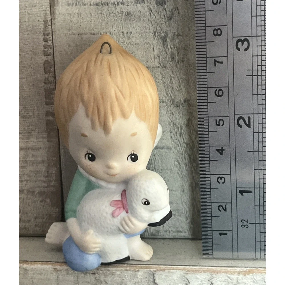 Hallmark 1985 Betsy Clark Hand Painted‎ Vintage Porcelain Figurine Ornament